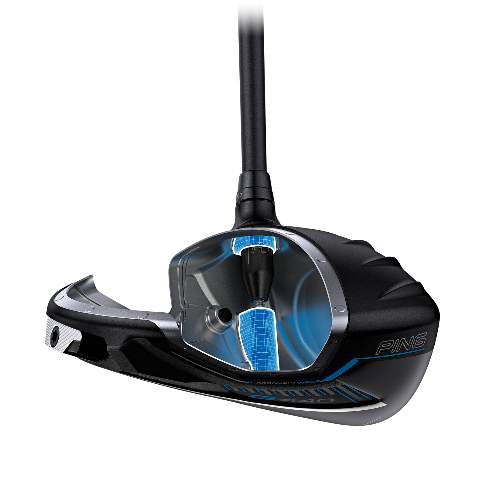 PING G440 driver Free Hosel låg tyngdpunkt illustration
