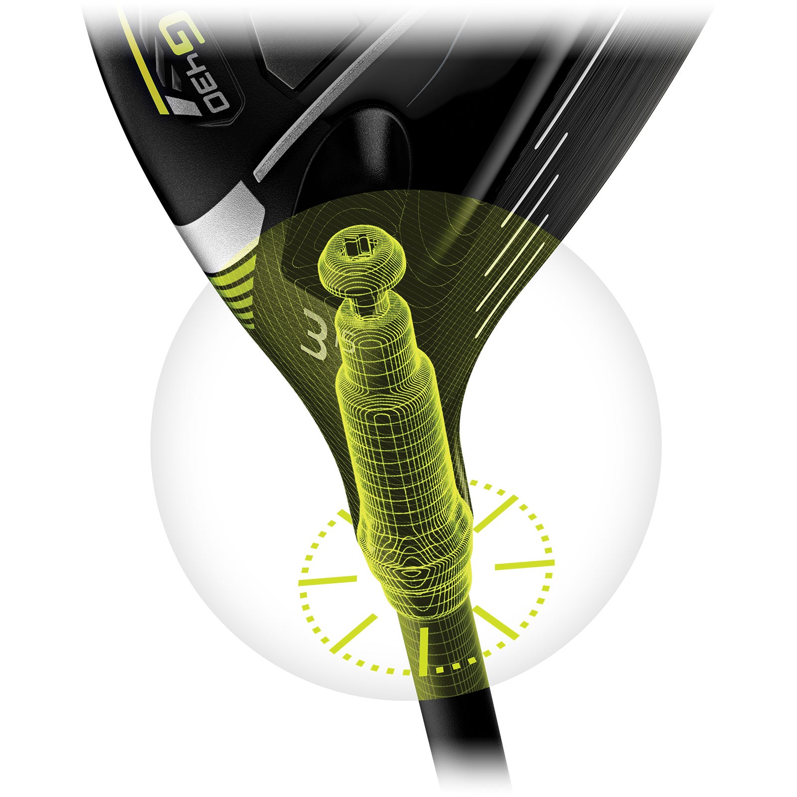 PING G440 fairway adjustable hosel trajectory tuning illustration