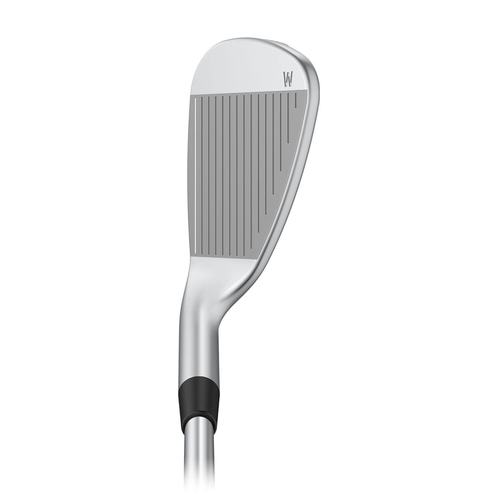 PING G440 pitching wedge at address showing players-style topline