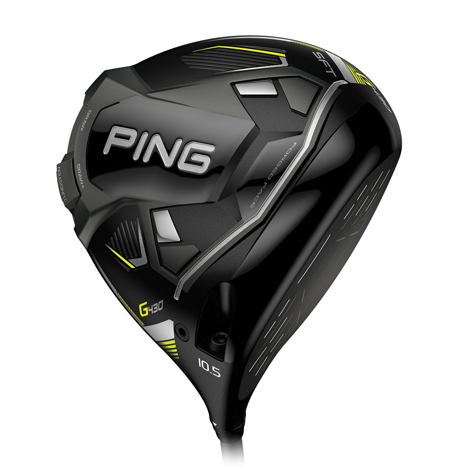 PING G440 SFT driver sole view showing Carbonfly Wrap carbon crown construction