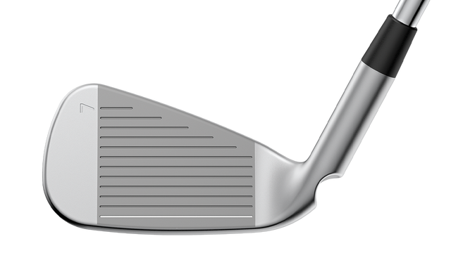 PING G740 7-iron face close-up