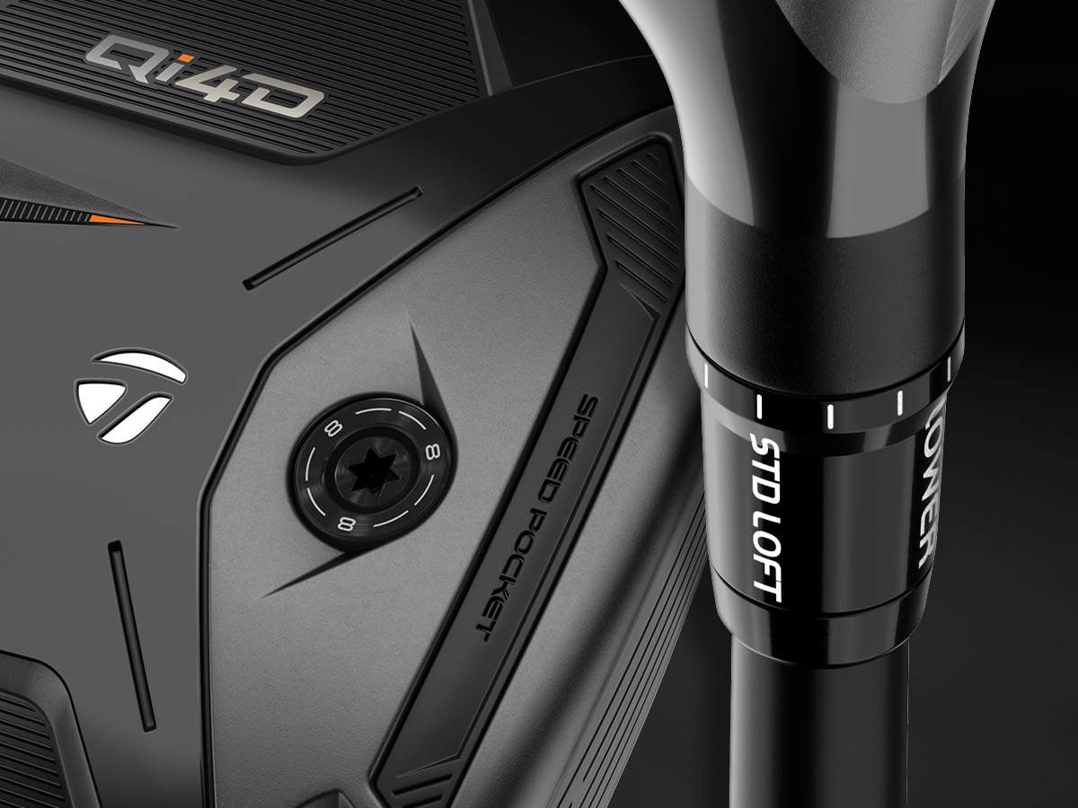 TaylorMade Qi4D justerbar loft sleeve och vikt för bollbana