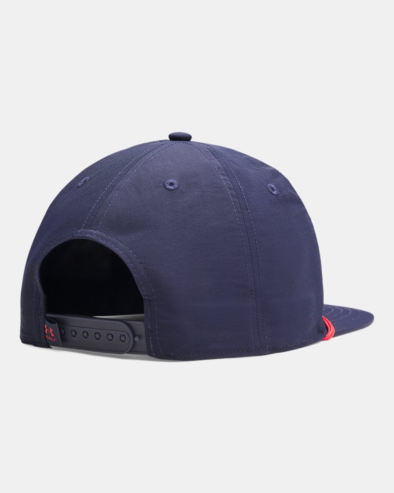 Under Armour Drive Mid Golf Cap – bakifrån med snapback-stängning