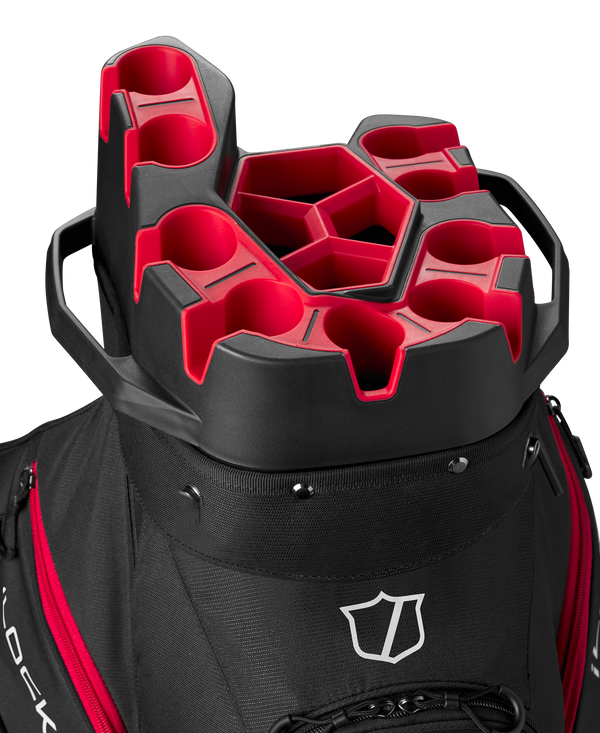 Wilson iLock Cart Bag individuella klubbfack för skaftskydd