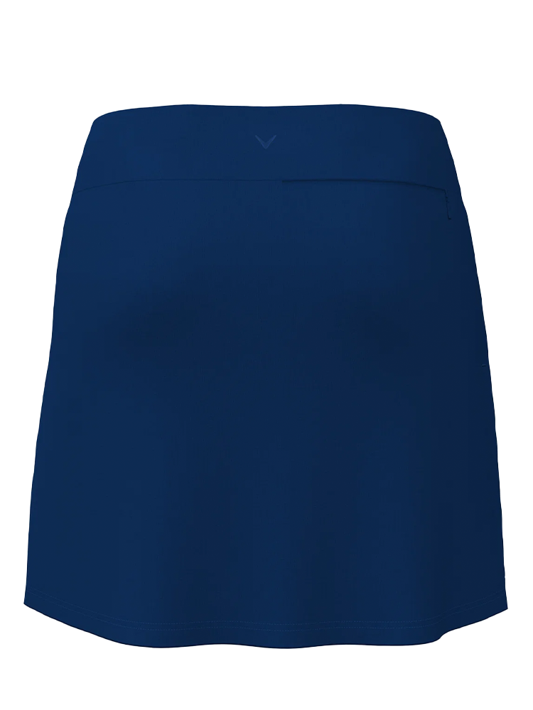 Callaway Floral Printed Wrap Skort Blue Depths – sidovy som visar omlottdesign