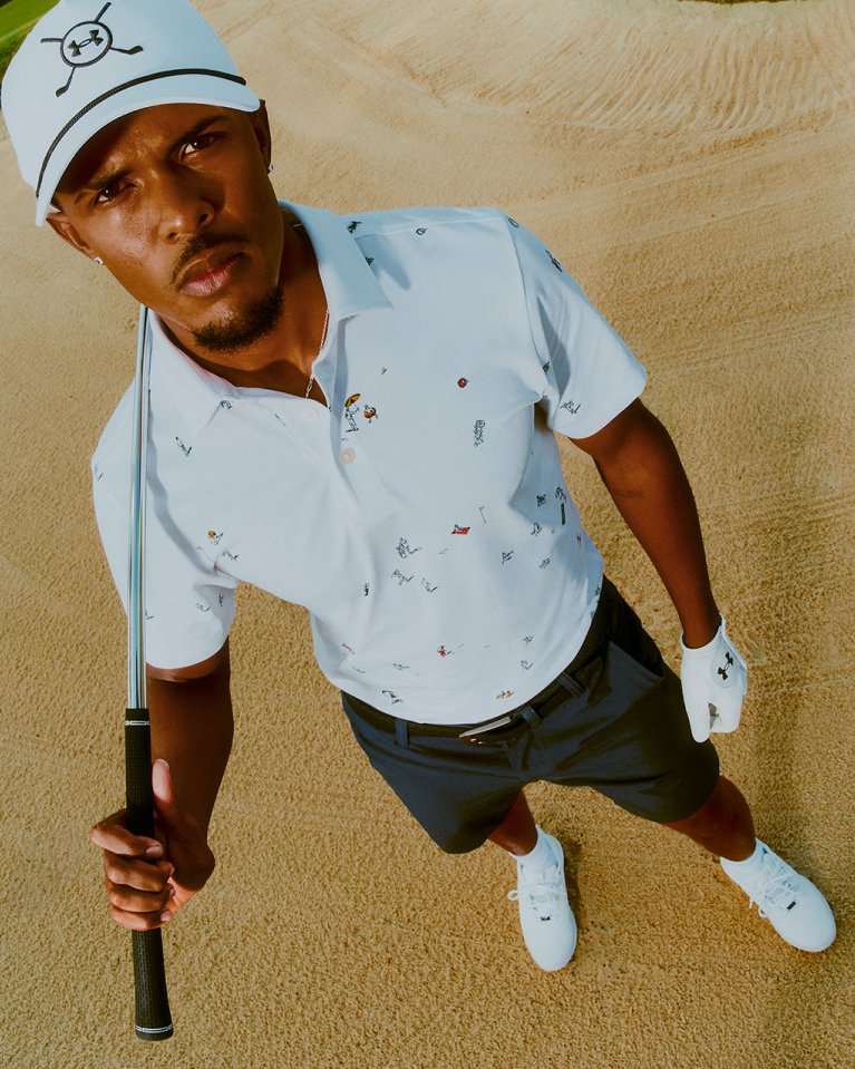UA ArmourDry Printed Polo fit