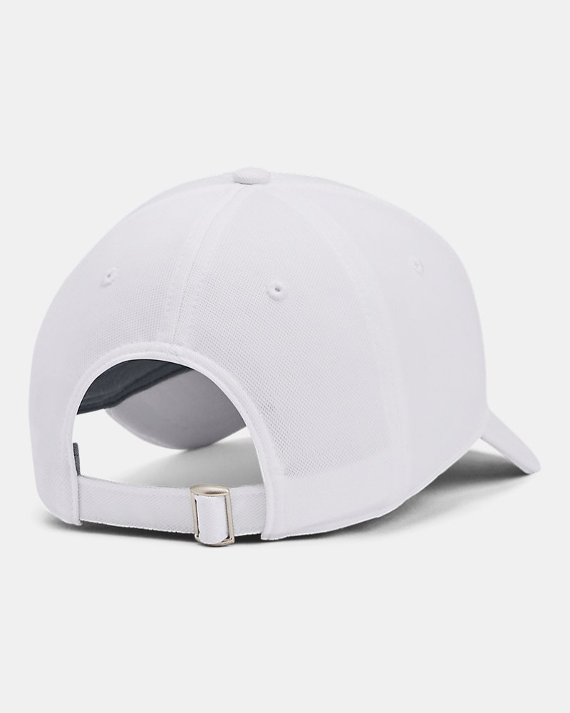Under Armour Blitzing Low cap – back view, white