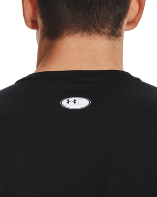 Under Armour HeatGear Fitted Short Sleeve – Back Detail showing mesh ventilation panels