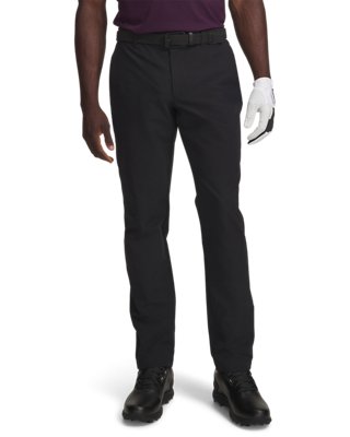Under Armour UA Matchplay Tapered Pants – front view, black/white