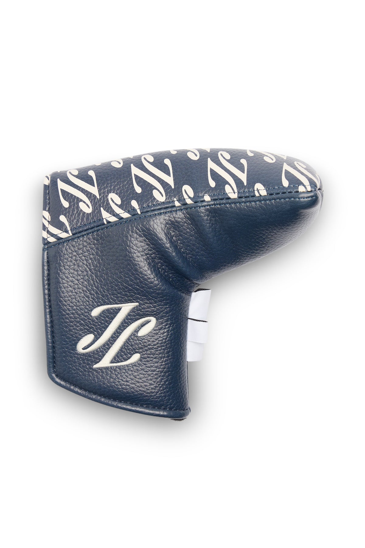 J.Lindeberg Blade Putter Cover Print Cardi Ligature Navy – framifrån