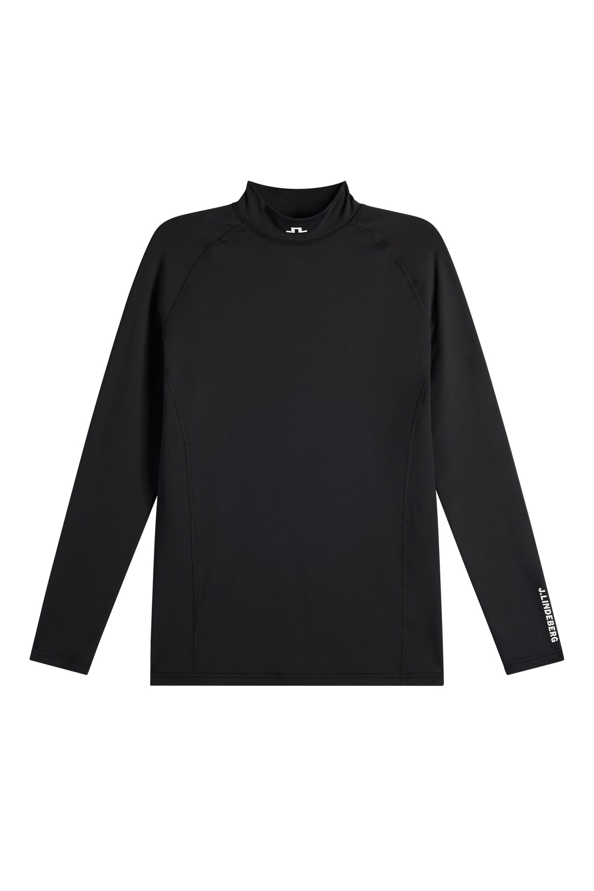 J.Lindeberg Ello Brushed Top Black – fyrvägsstretch smal passform i aktion