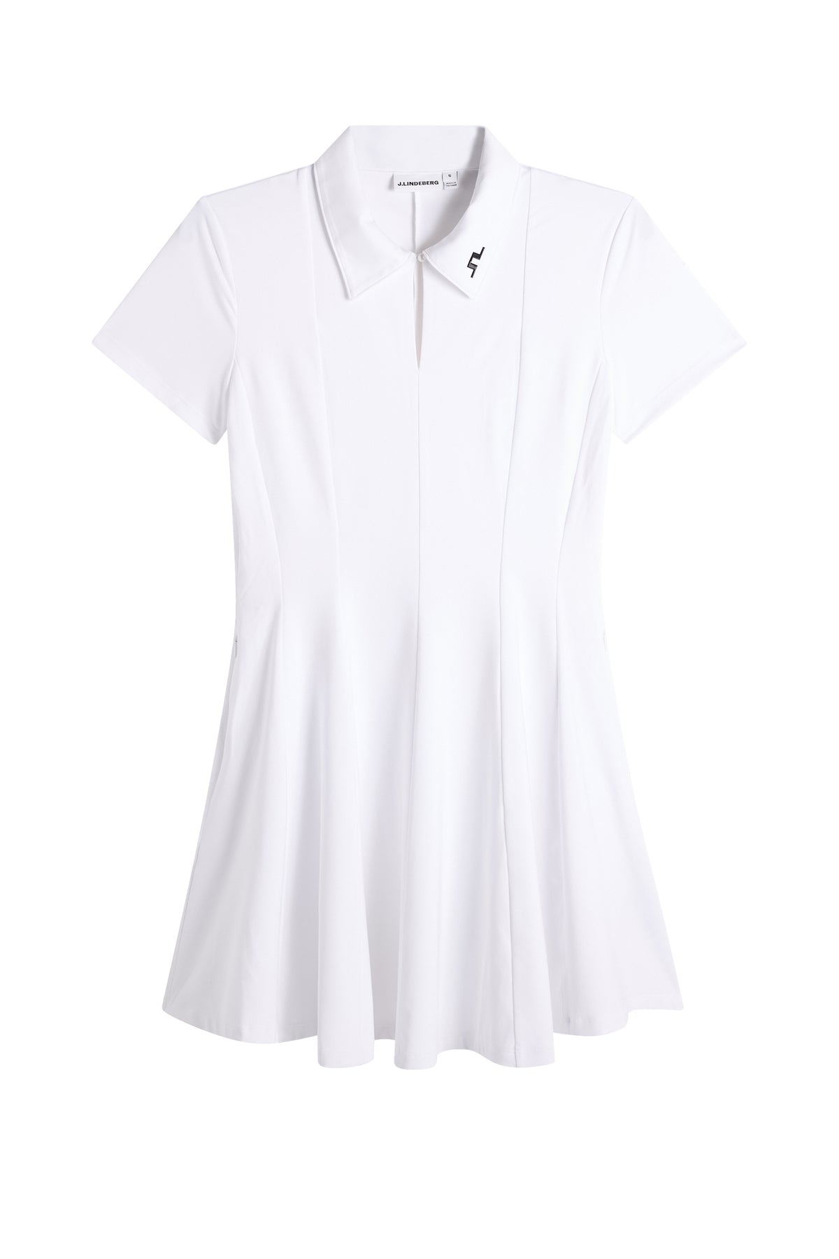 J.Lindeberg Kura Dress vit – livsstilsdetalj
