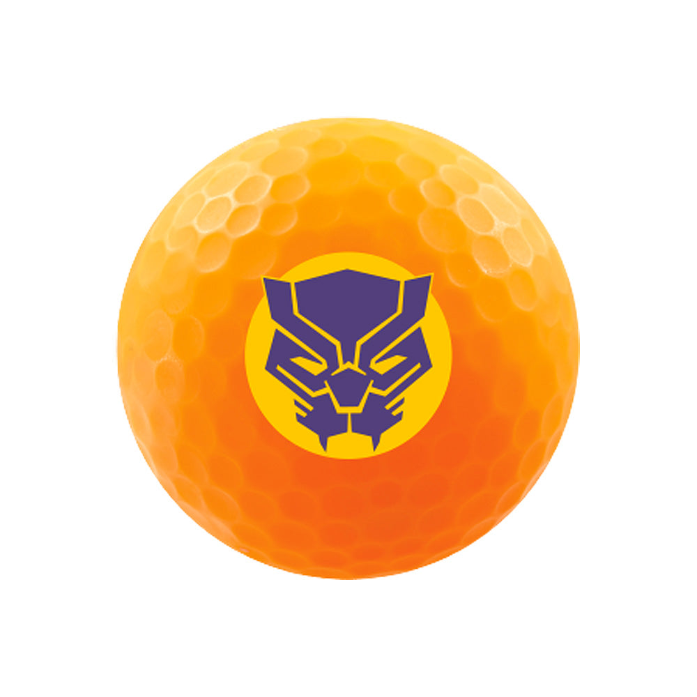 Orange Black Panther Volvik Vimat golfboll