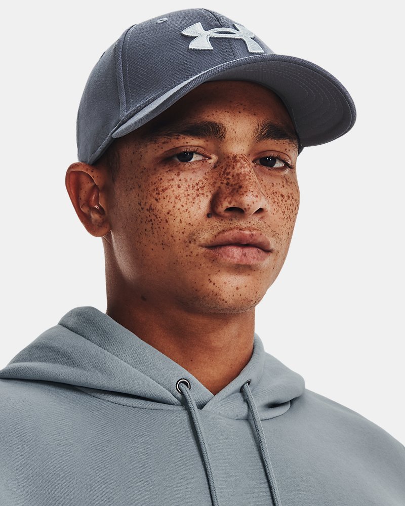 Under Armour Blitzing Low keps detaljvy i downpour gray