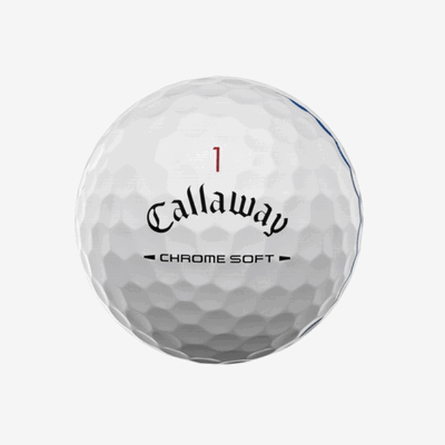 Callaway Chrome Soft 2026 — Tour Fast Mantle technology animation