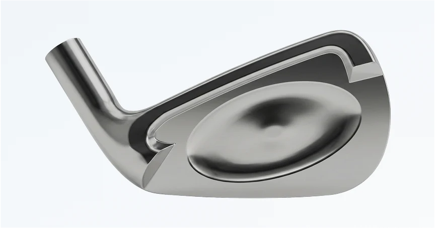 Contour Ellipse Face-teknologi i Mizuno Pro M-13 järn